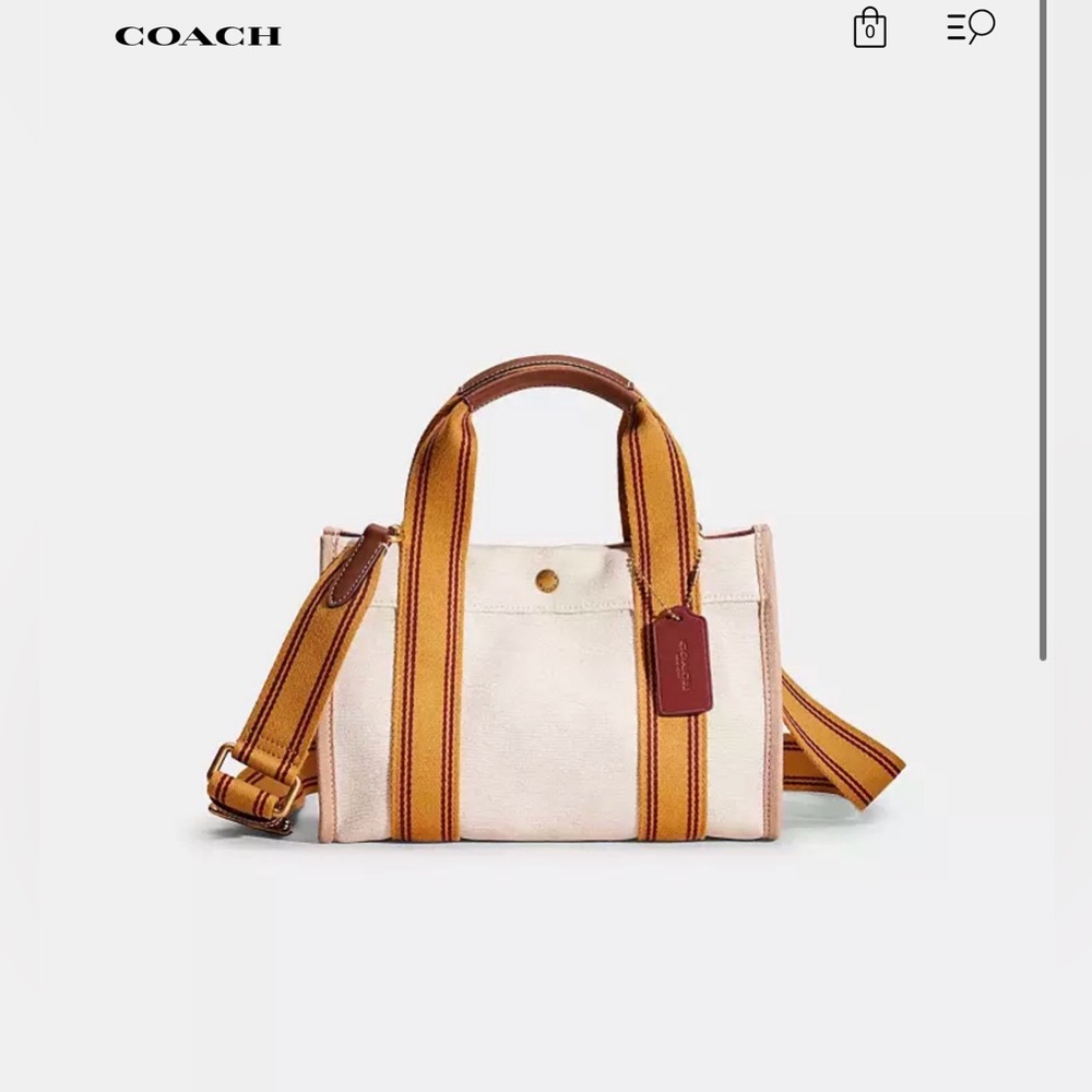 Coach Spin Tote 27 In Signature Jacquard C8635